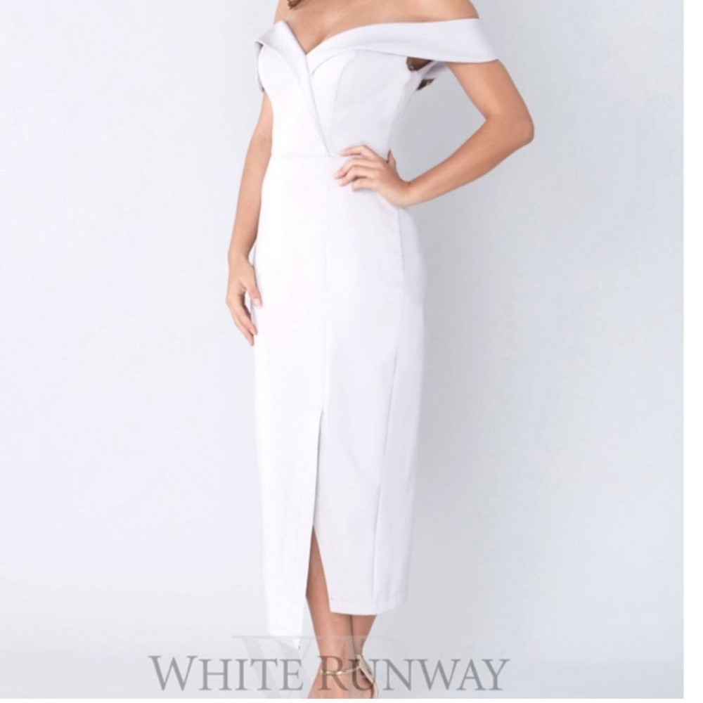 White Sweetheart Midi Dress- CONNELLY MIDI
by Tina Holly